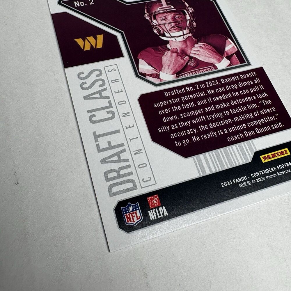 2024 Panini Contenders - Jayden Daniels Draft Class Rookie Card - #2 RC - Picture 5 of 6